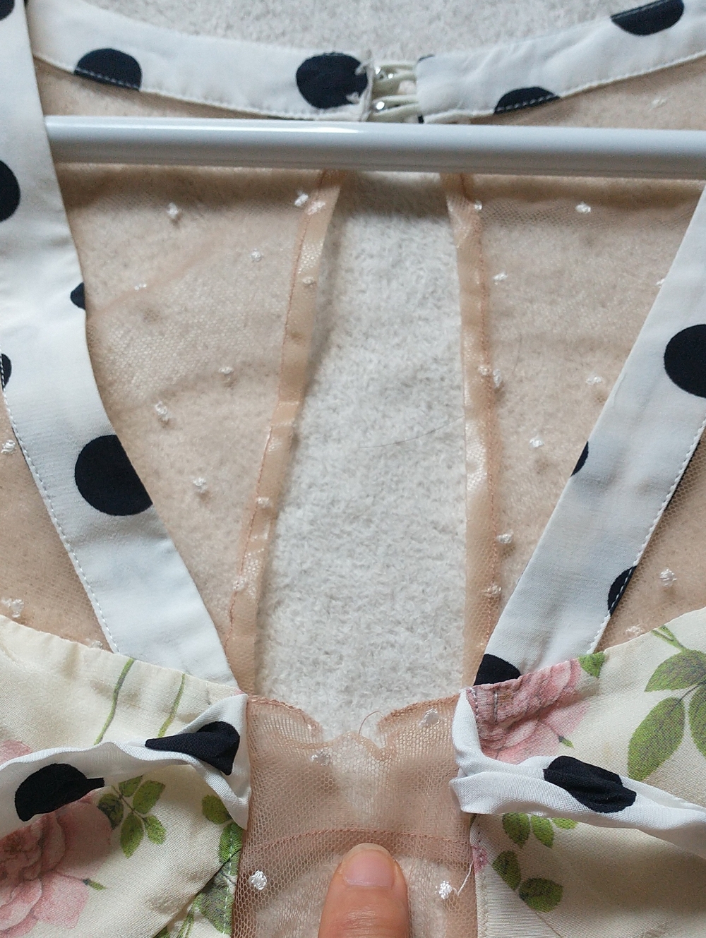 For Love and Lemons Butterscotch Tiered Mini Dress Small Shabby Chic - Picture 7 of 7